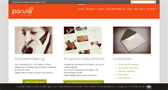 Desktop Screenshot of parvis.dk